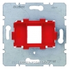 Berker Опорная пластина с красной вставкой, 1-местная  Модульные механизмы