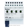 Berker Исполнительное устройство, 4-канальное, 16A, статус, REG цвет: светло-серый instabus KNX/EIB