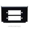 Berker Монтажная плата для 2 x LWL-соединителей Duplex SC цвет: черный Комплектующие