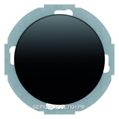 Berker Устройство дополнительное для универсального поворотного диммера, цвет черный R.Classic
