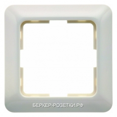 Berker Рамкa цвет: белый, с блеском Modul 2