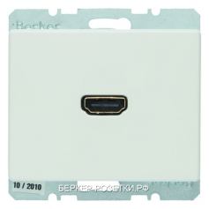 Berker BMO HDMI AS цвет: полярная белезна